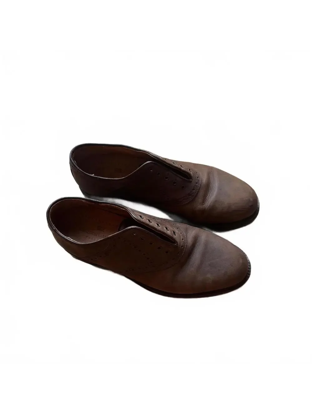 VINTAGE JOHNSTON & MURPHY ITALIAN LEATHER OXFORDS Size 10.5